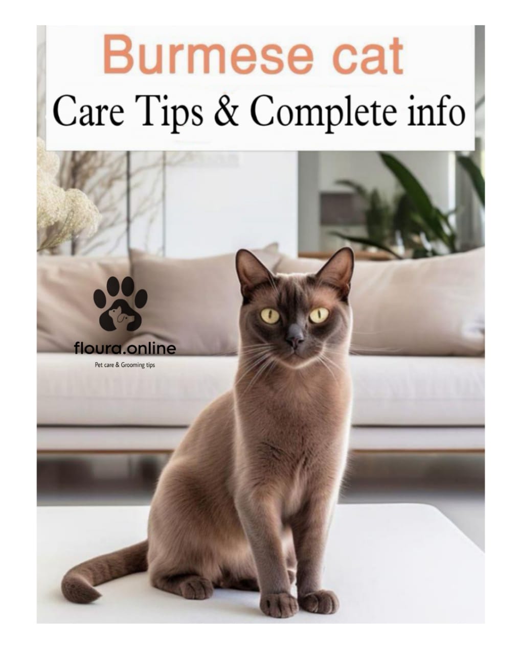 Burmese Cat Care Tips & Complete information