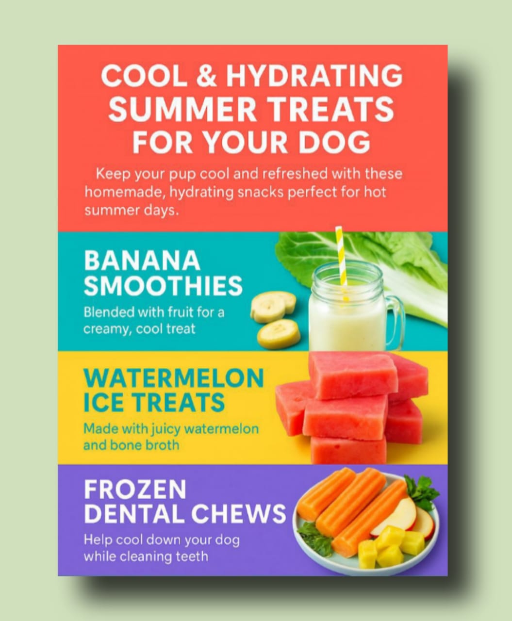 Summer Drink For Dog & Cat